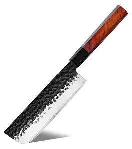 Kuchyňský nůž Nakiri z japonské oceli SaKuRo Eben 17,8 cm