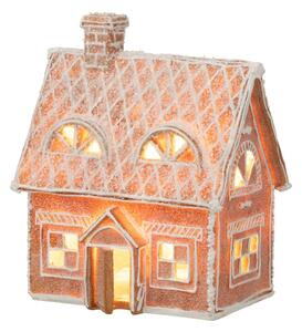 Vánoční perníková chaloupka s Led světýlky Gingerbread House - 17*14*22cm
