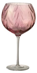 Růžová sklenička na víno Oil wine - Ø 12*21 cm