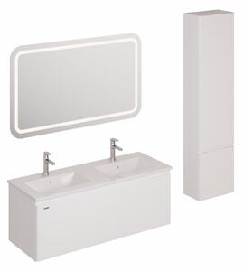 Koupelnová sestava s umyvadlem včetně umyvadlové baterie, vtoku a sifonu Naturel Ancona bílá KSETANCONA7