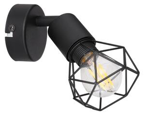 Globo - LED Nástěnné bodové svítidlo XARA 1xE14/6W/230V černá