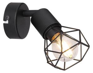 Globo - LED Nástěnné bodové svítidlo XARA 1xE14/6W/230V černá