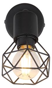 Globo - LED Nástěnné bodové svítidlo XARA 1xE14/6W/230V černá