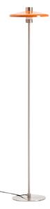 Kave Home Oranžová kovová stojací lampa Nuvira 130 cm