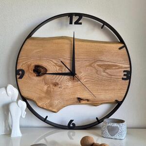 Dřevěné hodiny - hodiny Jasan 45cm (4513)