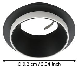Eglo 900453 - Podhledové svítidlo CAROSSO 1xGU10/35W/230V černá