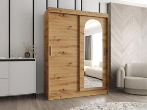 Šatní skříň Kreloin 150, Barva: dub artisan, Zásuvky: Ano 5903211418631