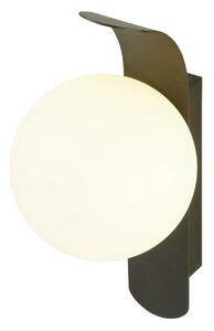 BIG WHITE SLV SUN nástěnné svítidlo, kulaté, 1x max. 40W, LED žárovka, G9, PHASE, černé 1008124