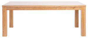 Dřevěný stůl Dublin z masivního dubu lakovaný (deska 2,2 cm) - 800x800x22mm