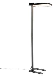Denní stojací lampa černá vč. LED a stmívače - Guzo