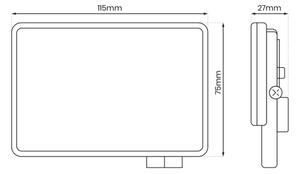 LED Venkovní reflektor LED/20W/230V 5000K IP65