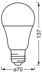 LED RGBW Stmívatelná žárovka SMART+ E27/14W/230V 2700-6500K Wi-Fi - Ledvance