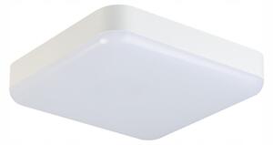 Stropní Svítidlo se senzorem bílý čtvercový 26 cm IP65 4000K Kanlux
