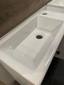 Kingsbath Leo White 50 koupelnová skříňka s umyvadlem