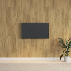 Nástěnné panely vzhled dřeva hnědé PVC 2,06 m²