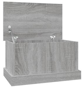 Úložný box šedý sonoma 50 x 30 x 28 cm kompozitní dřevo
