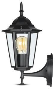 Venkovní nástěnná lampa 1xE27/40W/230V IP44 černá