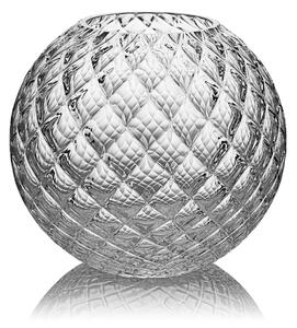 Skloglass Váza DAHLIA 150mm Křišťál Barvy: Křišťál