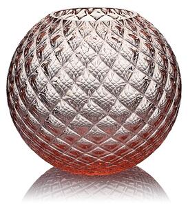 Skloglass Váza DAHLIA 150mm Růžová Barvy: Ružová