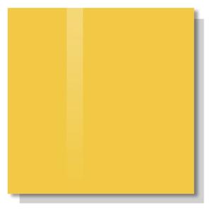 Žlutá exotická skleněná magnetická tabule do restaurace Smatab® - 60 × 90 cm