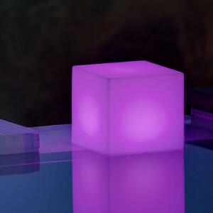 Newgarden solární světlo Cuby cube, výška 32 cm