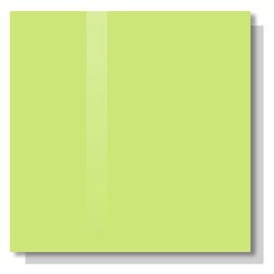 Zelená pistáciová skleněná magnetická nástěnka Smatab® - 100 x 65 cm