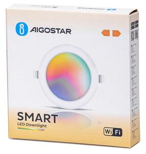 Aigostar - LED RGBW Stmívatelné podhledové svítidlo LED/9W/230V 2700-6500K Wi-Fi