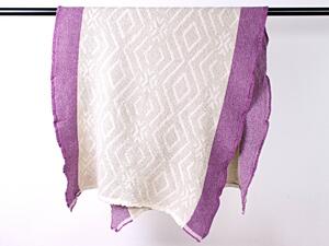 Snový svět Lněný ručník Aranel fialový