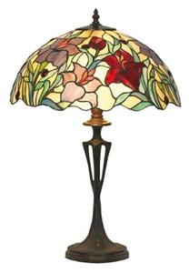 Stolní lampa Athina ve stylu Tiffany