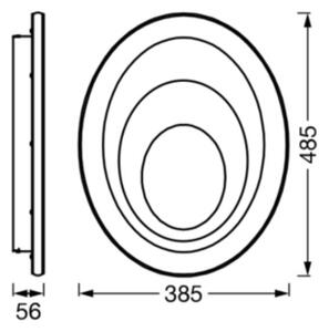 Ledvance - LED Stropní svítidlo ORBIS SPIRAL LED/37W/230V