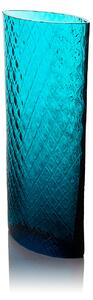Skloglass Ručně foukaná váza LILIE 300mm Aquamarine Barvy: Aquamarine