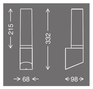 Telefunken 311305TF - LED Venkovní nástěnné svítidlo LED/8W/230V IP44