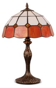 Brilagi - Tiffany vitrážová stolní lampa SIENNA 1xE27/60W/230V