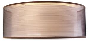 Moderní stropní svítidlo hnědé s bílým 50 cm 3-světlo - Drum Duo