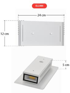 Telefunken 307706TF - LED Venkovní nástěnné svítidlo 2xLED/3W/230V IP44 bílá