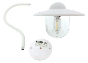 LED Solární nástěnné svítidlo LED/0,5W/1,2V IP44 bílá