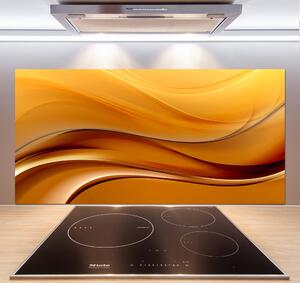 Skleněný panel do kuchynské linky Vlny pozadí pksh-145325104
