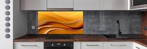 Skleněný panel do kuchynské linky Vlny pozadí pksh-145325104