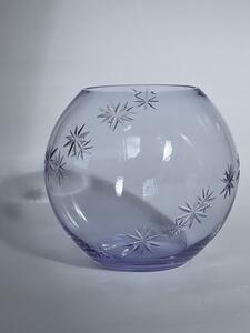 Skloglass Hvězdná váza KOULIČKA 150mm Barvy: Fialová