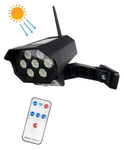 LED Solární maketa bezpečnostní kamery se senzorem LED/3,7V IP44 černá + DO