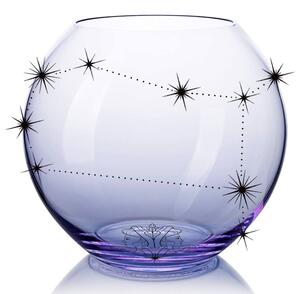 Skloglass Horoskop Váza 150mm BLÍŽENEC Barvy: Křišťál