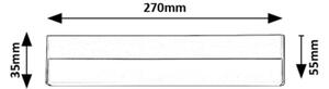 Rabalux 78046 - LED Podlinkové svítidlo BAND LED/7W/230V 4000K stříbrná