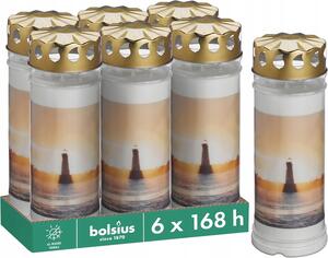 Svíčky Bolsius 6 ks 168 hodin hoření