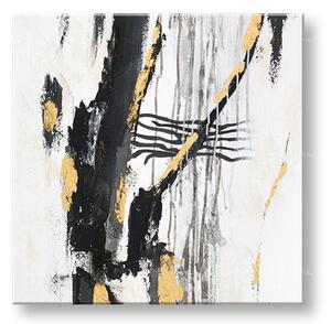 Malovaný obraz na stěnu ABSTRAKT 1 díl - 60x60 cm - 60×60 cm / Klasický 2 cm