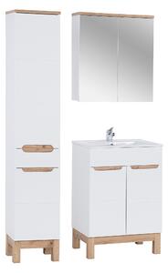 Comad Set koupelnového nábytku Bali White 80 bílá (4 kusy nábytku)