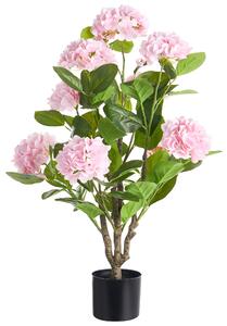 Umělá rostlina HORTENSIUM 90 cm Růžová