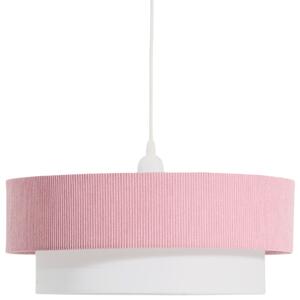 Kave Home Růžové závěsné světlo Bianella 40 cm