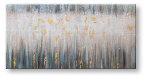 Malovaný obraz na stěnu ABSTRAKT 1 díl 140x70 cm - 140×70 cm / Premium 4 cm