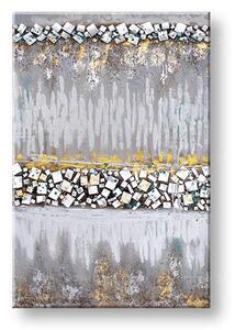 Malovaný obraz na stěnu ABSTRAKT 1 díl 60x90 cm - 60×90 cm / Premium 4 cm