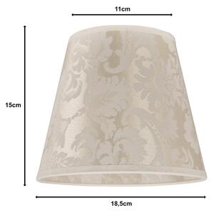 Duolla - Stínidlo k stolní lampě SOFIA XS E14 pr. 18,5 cm béžová
